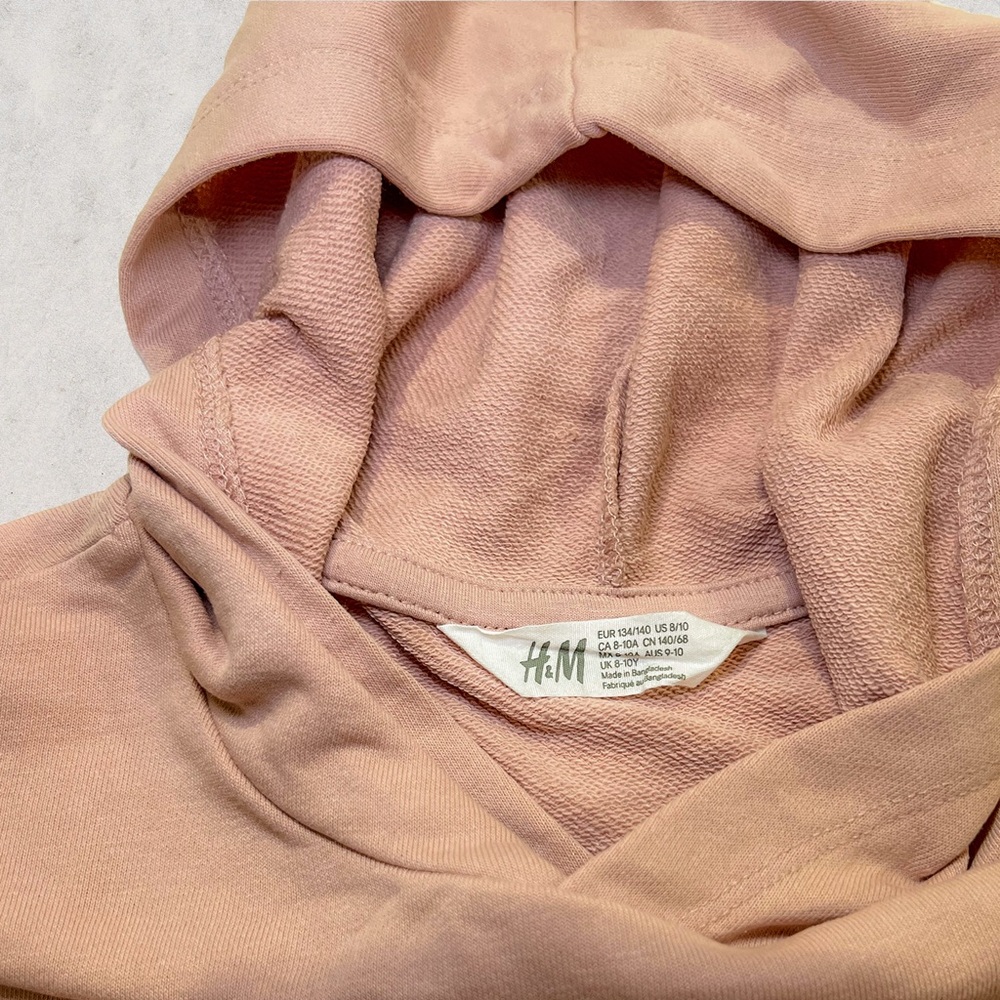 H&M Girls Printed Horse Hoodie and Sweatshirt- Size 8 - Picture 3 of 8